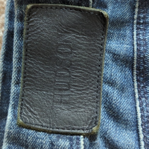 HUDSON Clifton Flap Pocket Bootcut Jeans Wickman Wash Men's 36 - Picture 5 of 16